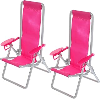 FUNOMOCYA 2Piezas Mini Reclinable para Casa y Decoración De Unidades Accesorio para Muñecas y Proyectos De Bricolaje