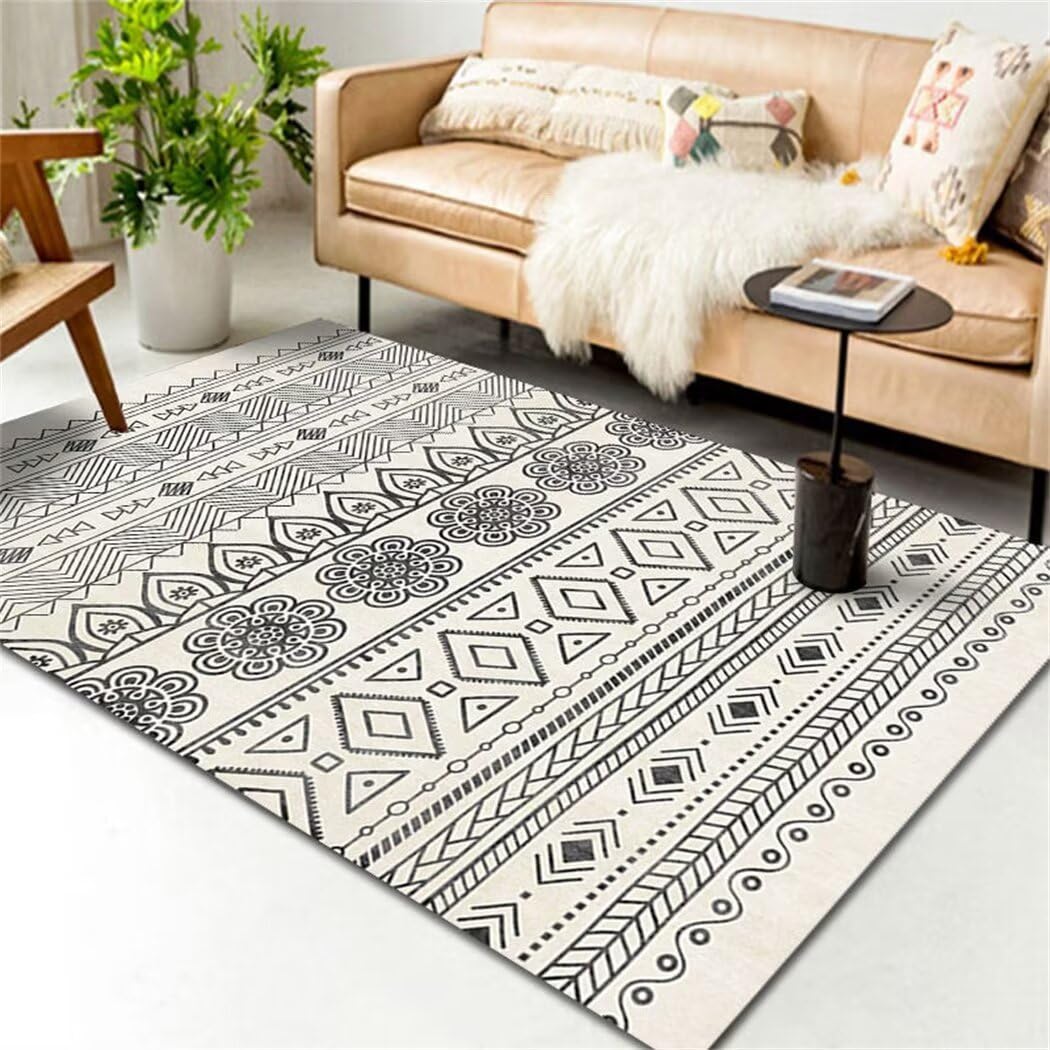 Tapis de chambre doux 50x80 cm plaid pour chien noir
