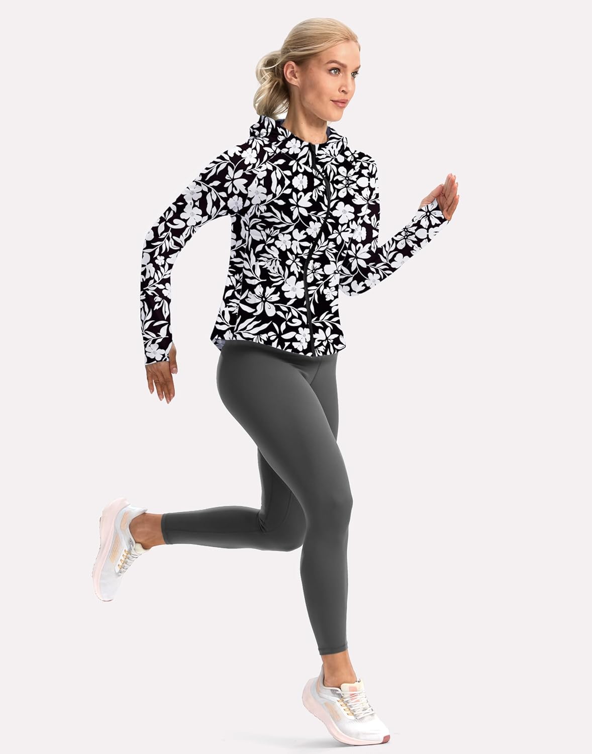 G Gradual Women's UPF 50+ Sun Protection Hoodie Jacket Lightweight Zip Up Jackets Long Sleeve Shirts for Women Hiking Outdoor - Image 6