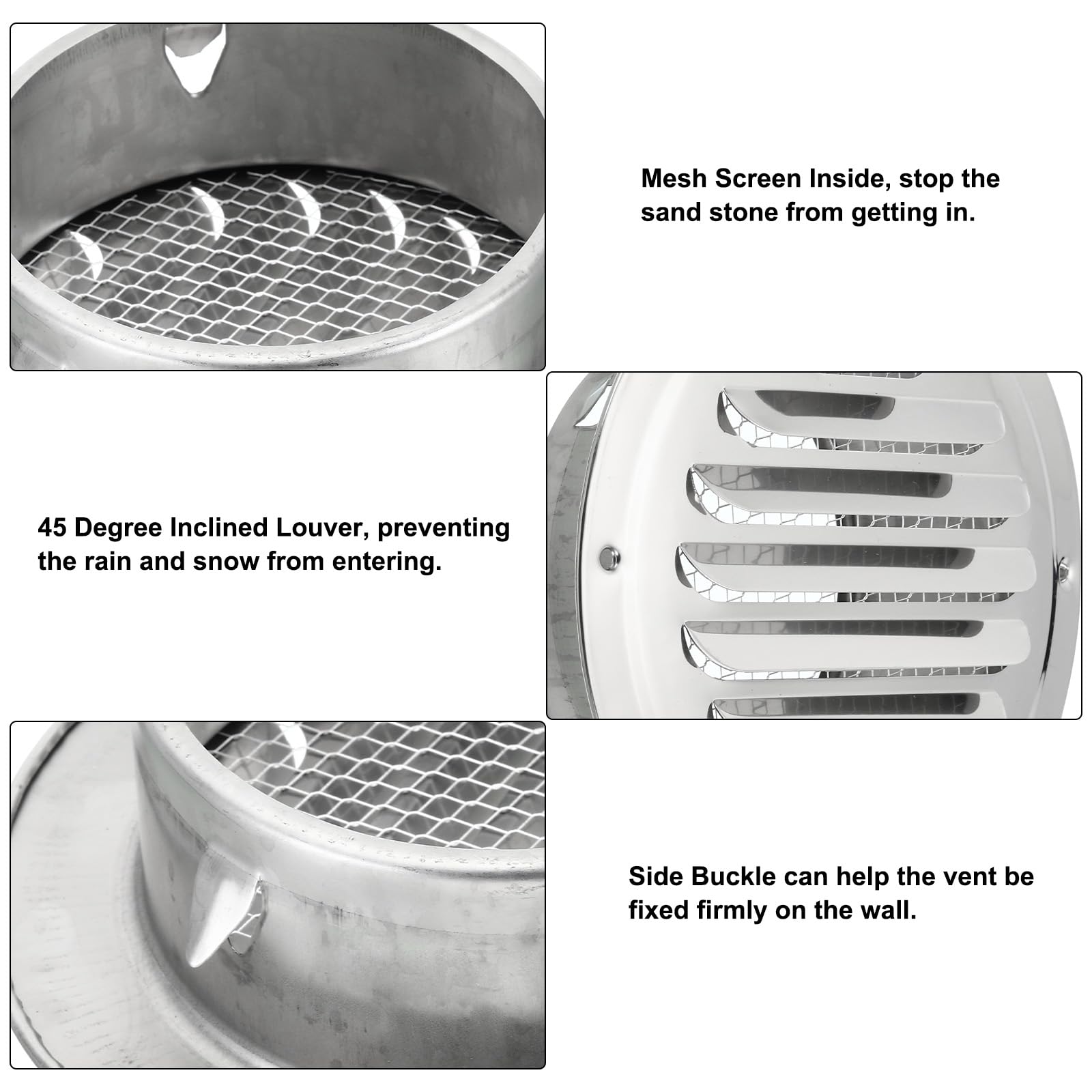 PATIKIL 4" Round Soffit Air Vents - Image 4