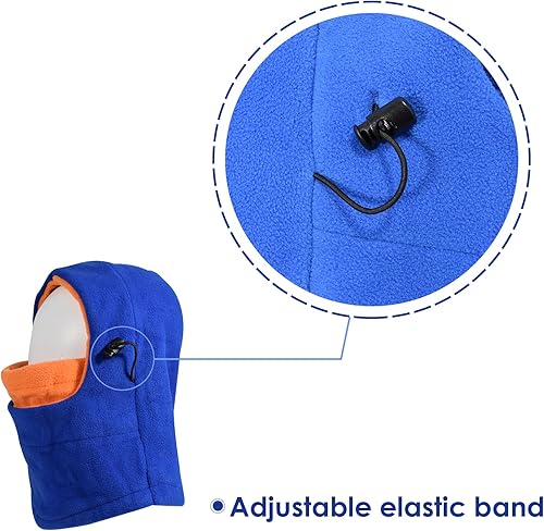 Miniatura 3 de HomDSim Gorro de esquí para niños, cálido, para invierno, máscara de cuello para motocicleta, térmica de forro polar, pasamontañas de esquí
