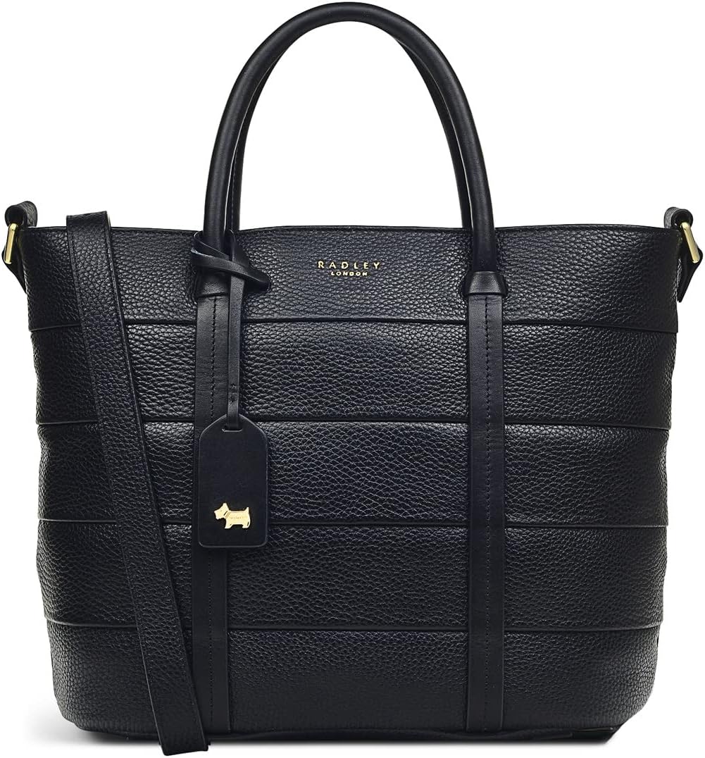 RADLEY London Farringdon Women’s Medium Leather Ziptop Satchel Handbag