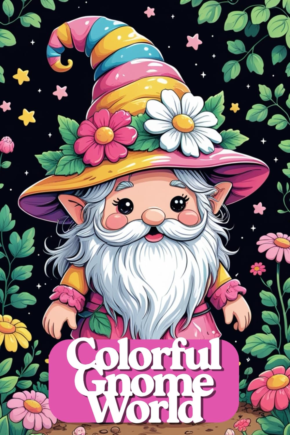 Colorful Gnome World – Funny Coloring Book for Kids Ages 6+ | 82 Cute Garden Gnome Scenes | 165 Pages | Every Second Page Blank | Creative Fantasy ... adventures & creative pages for young artists