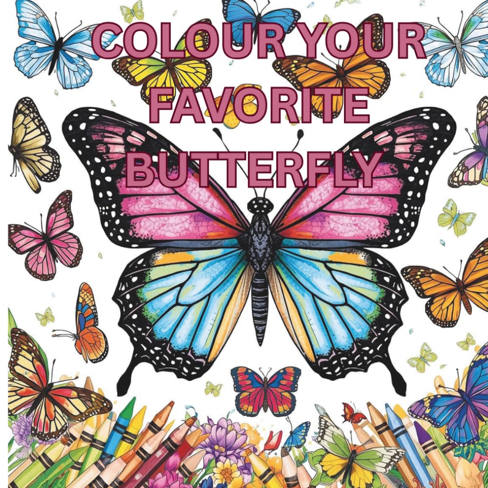 Colour your favorite butterfly