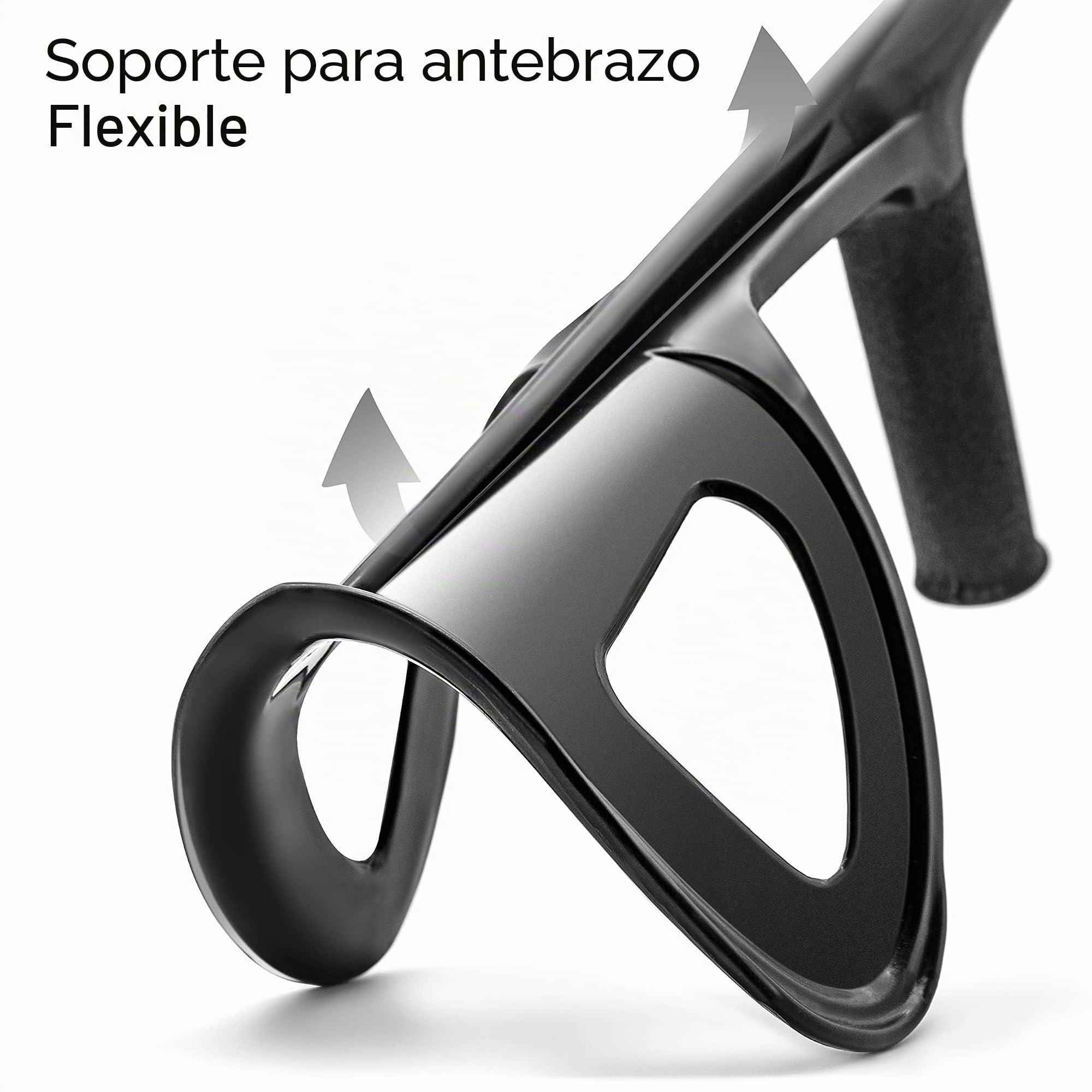 AIESI® Muletas para adulto regulables ortopédicas ligeras color negro en aluminio anodizado (Paquete de 2 piezas), Garantía 24 meses
