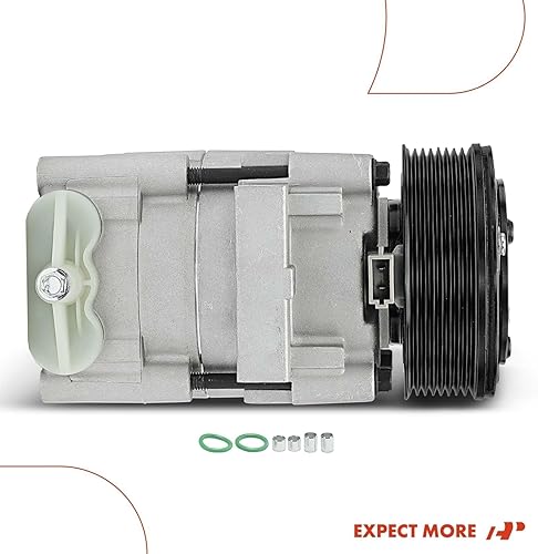 Miniatura 9 de A-Premium Compresor de aire acondicionado con embrague compatible con Ford F-150, Expedition, E-150 Econoline, E-250 Econoline, E-350 Econoline,