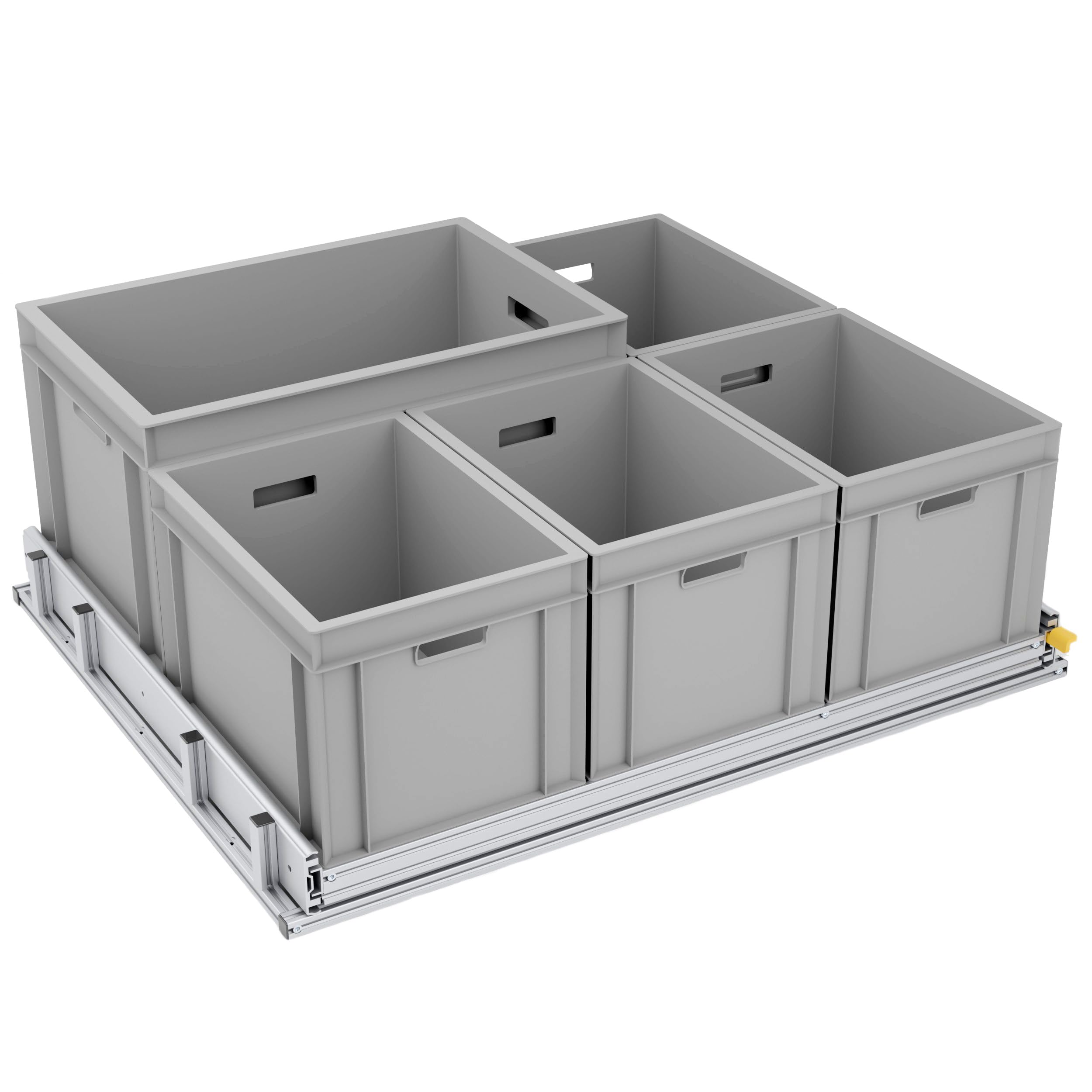 Ausbau von Kastenwagen mit Schwerlastauszug 220kg, Heckauszug, 80cm Tief, Breite nach Auswahl (Breite: 90cm)