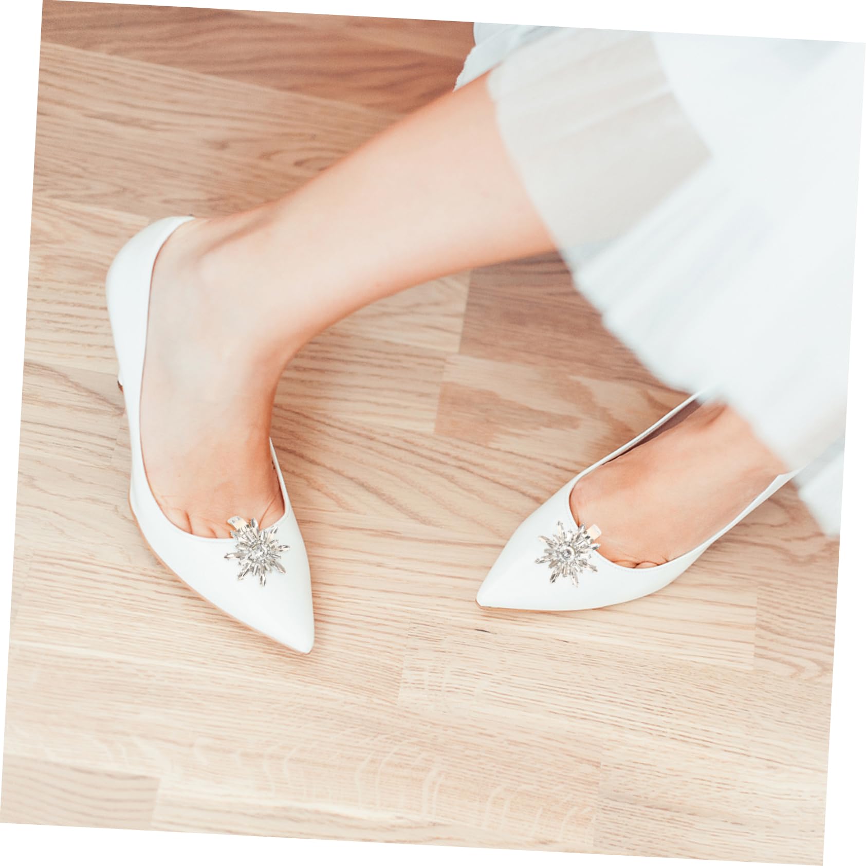 PACKOVE Fermaglio Per Scarpe Fibbie Fermascarpe Fermagli Per Gioielli Ciondoli Per Fibbia Per Da Sposa Con Strass Gioielli Con Fibbia Per Lega