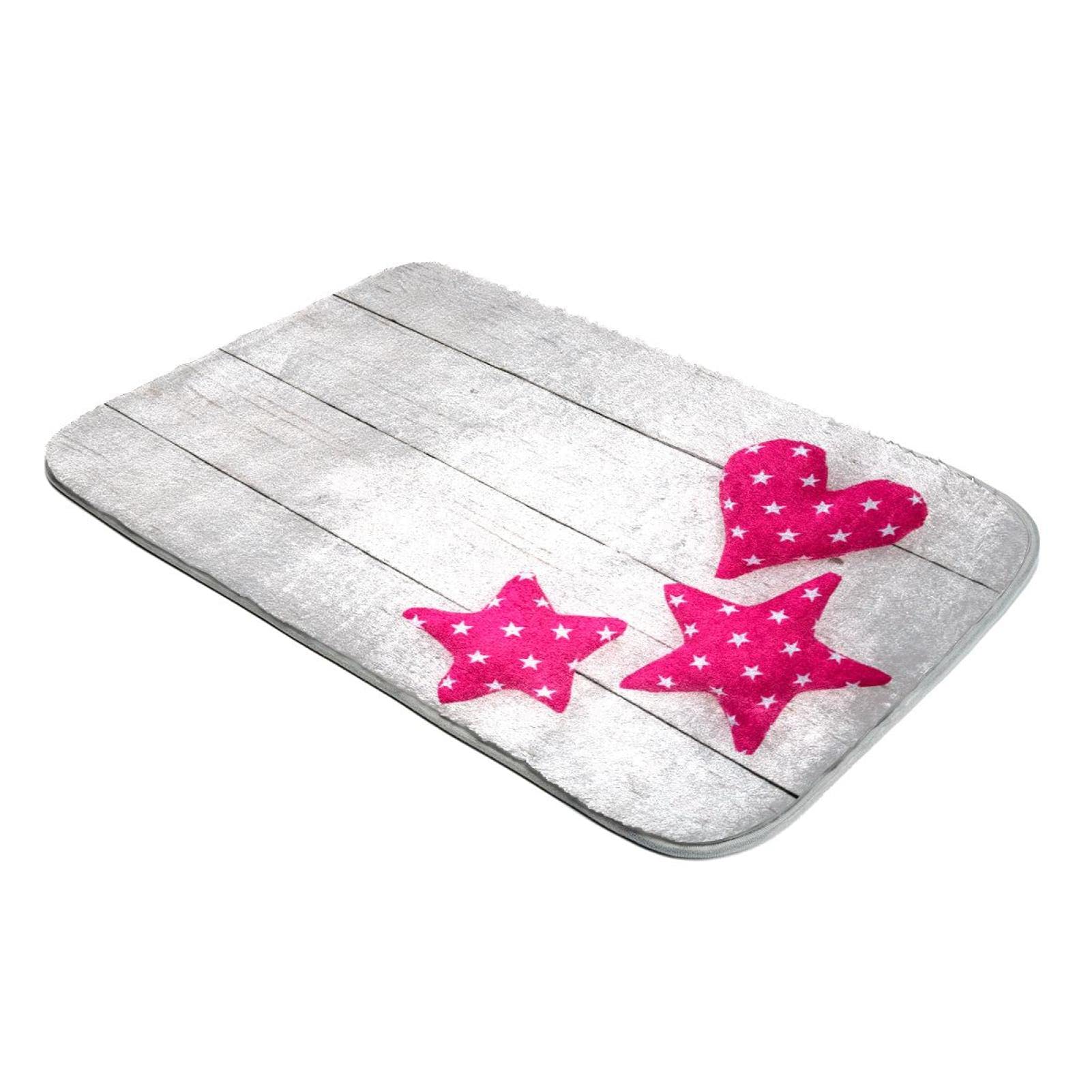 Tapis à poils longs en fausse fourrure douce forme cœur et étoile pour chambre