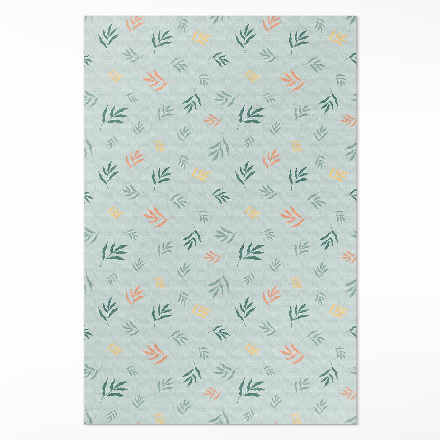 Tapis en vinyle 150x225 cm PVC pour salon et cuisine design Petites brindilles