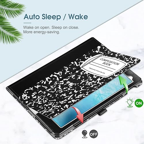 Miniatura 3 de Funda folio para iPad Pro 9.7 de Fintie, de cuero sintético (ajuste entallado) funda protectora con modo atril, función autodormir y autodespertarse