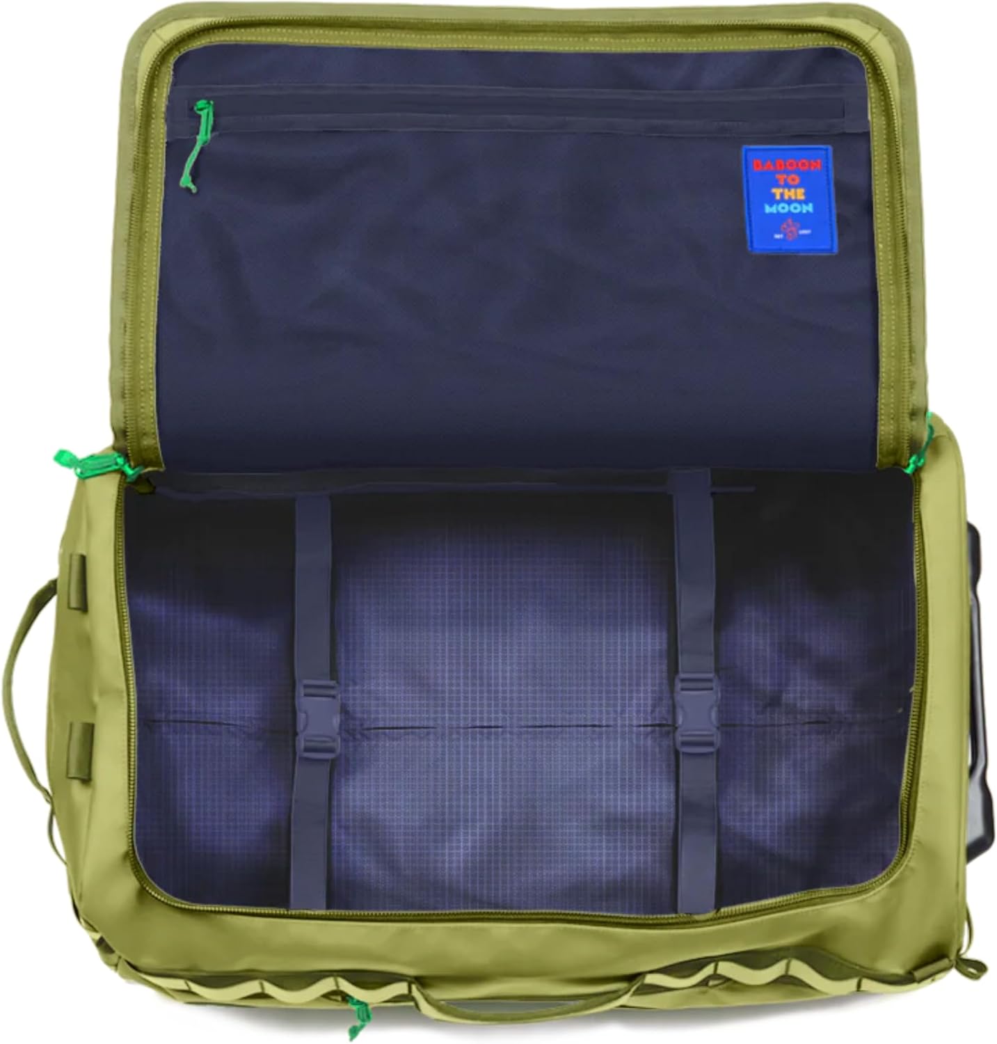 Baboon to the Moon 55L Rolling Duffle Bag with Wheels and Handle | Large Duffle Bag for Travel, Check In Luggage with Wheel, Rolling Suitcase, Travel Luggage, Suitcases with Wheels (Circuit)