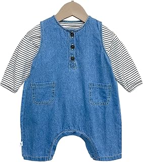 Amazon Co Jp 袖なし ロンパース カバーオール ベビー 服 ファッション小物