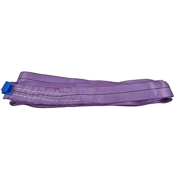 Round Lifting Sling, 1T Load PES Lift Slings Smooth Purple 55mm Wide for Construction Works for Machinery Equipment(6m)'$
