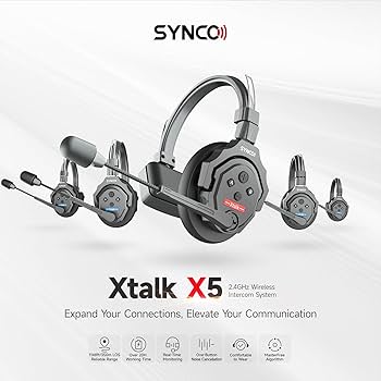 Amazon.com: SYNCO XTalk X5 Full Duplex AEC Wireless Intercom