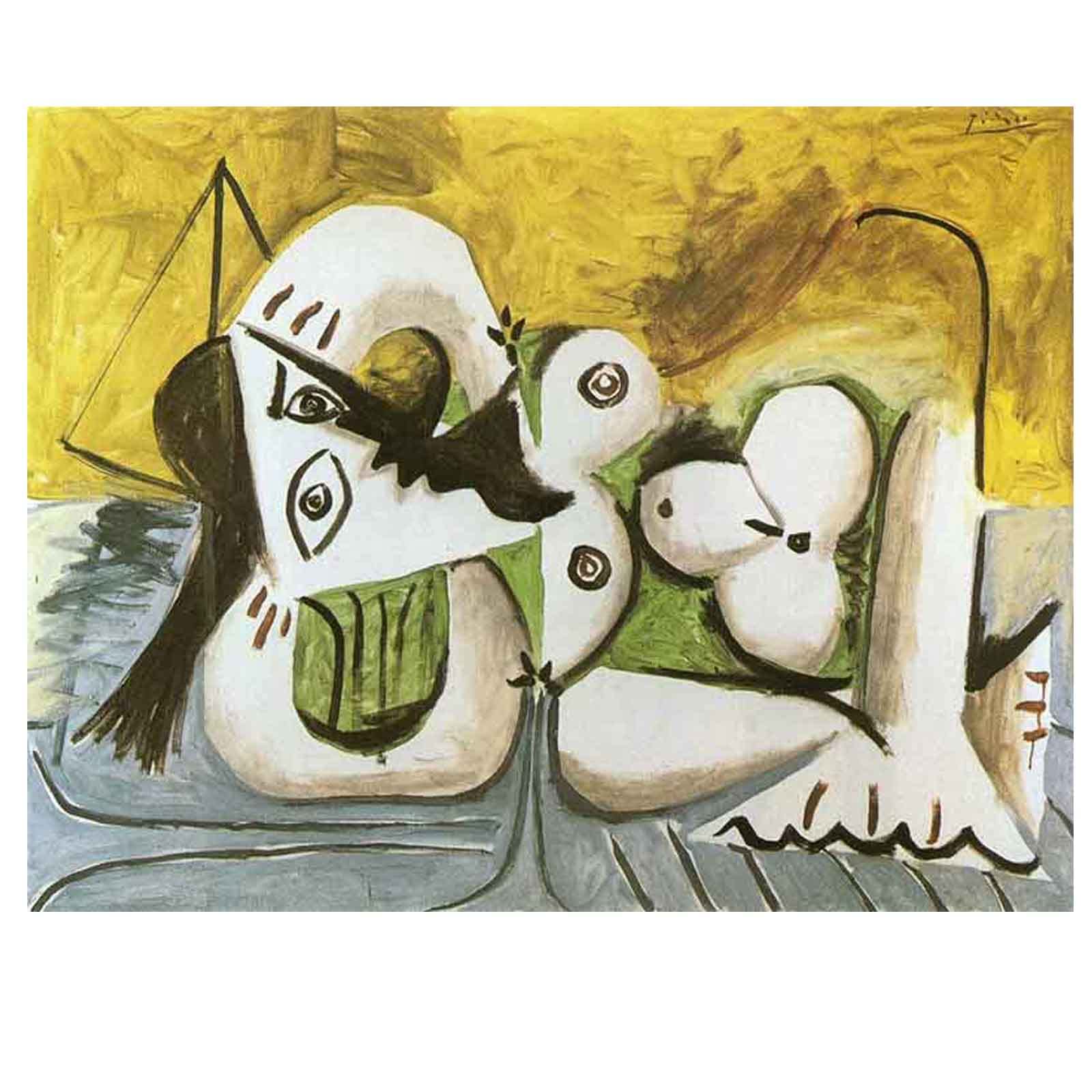 PICASSO 油絵アート Amazon.com: Canvas Oil Paintings Pablo Picasso 1960 Femme