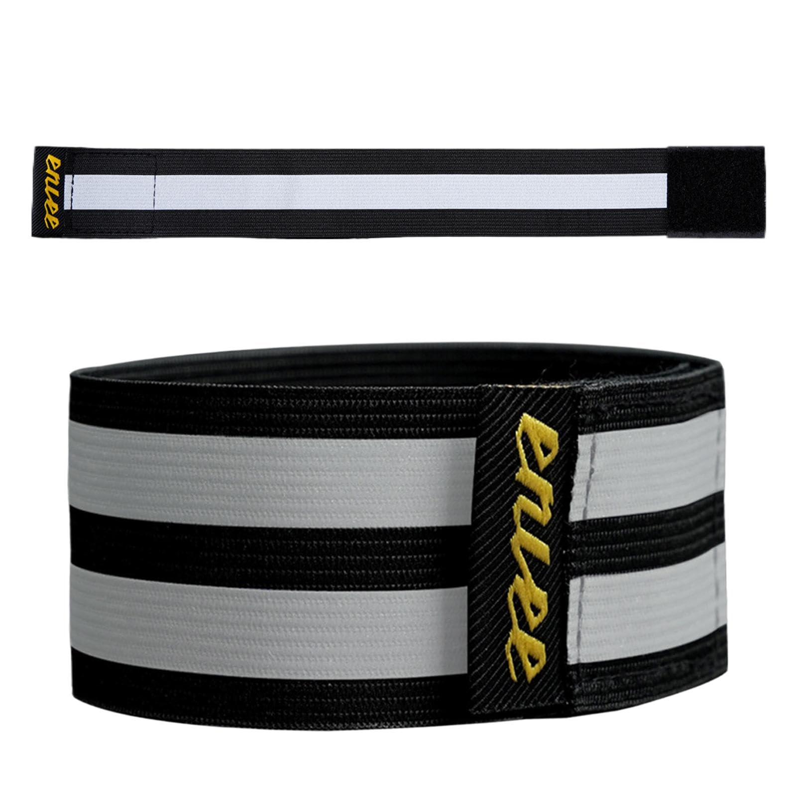 Sangles De Cheville Réfléchissantes Pour Vélo – élastiques Haute Visibilité, Large 9,8 Cm, Extensibles, Pour Course Nocturne, Rando, VTT