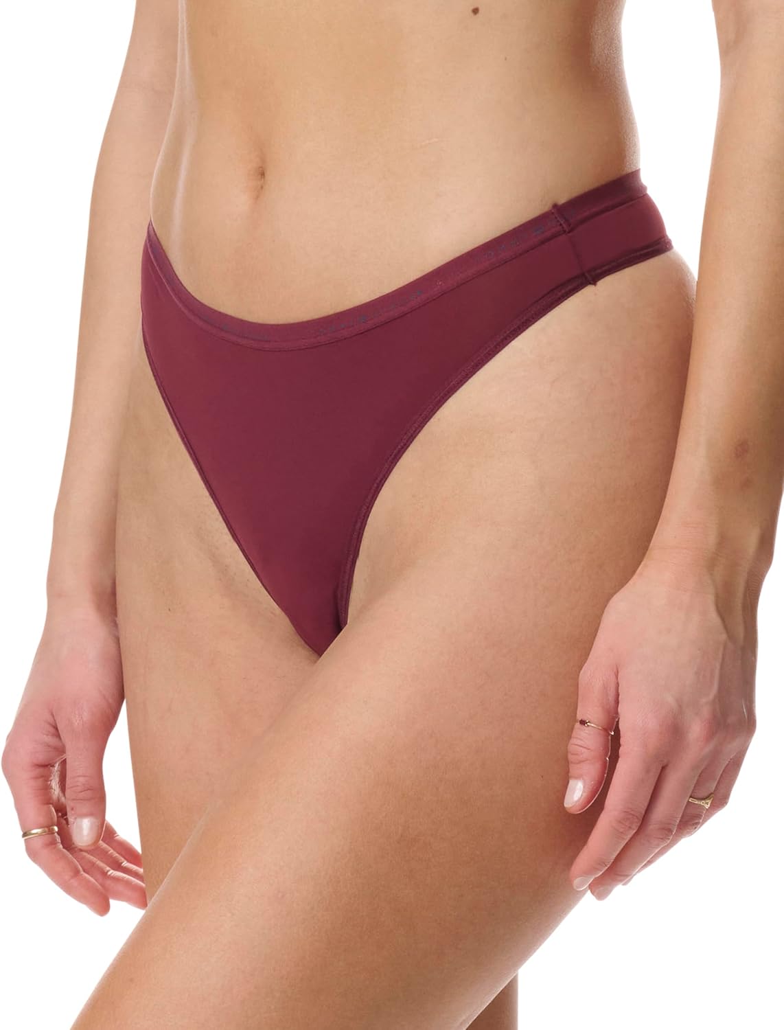 Tommy Hilfiger womens Logo Waistband Micro Thong 6 Pack - Image 4