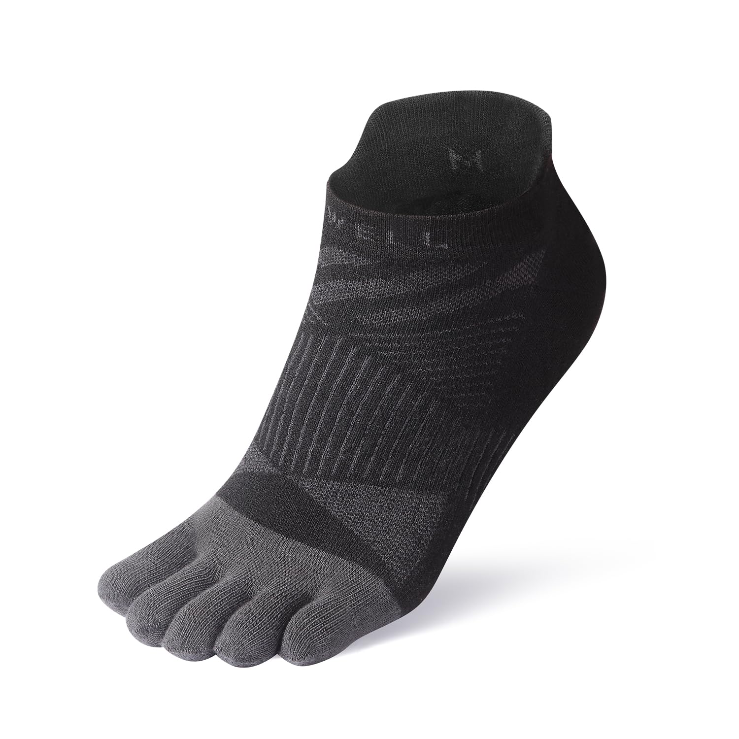 VWELLVWELL Womens Toe Socks Coolmax Running Five Finger Socks Athletic Ankle Five Toe Socks Breathable Lightweight 3Pairs