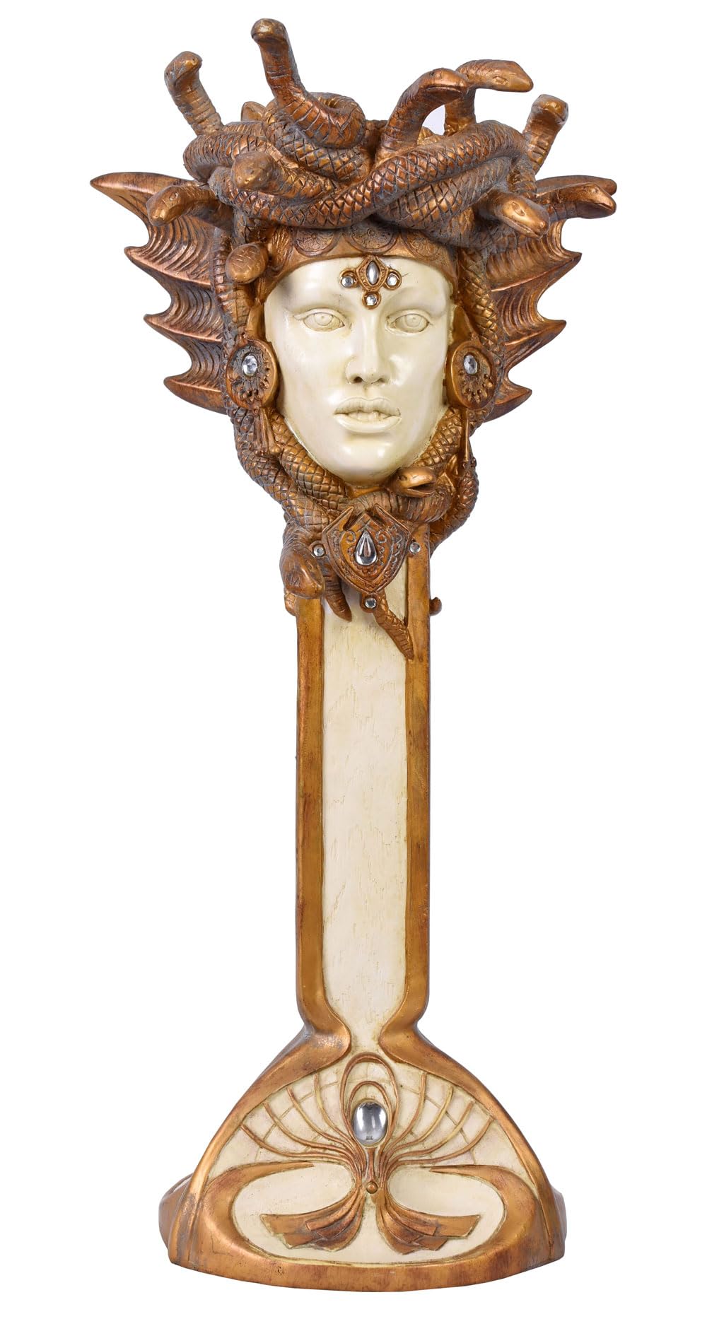 Large Candlestick Candleholder Medusa Sculpture Palazzo Exclusive