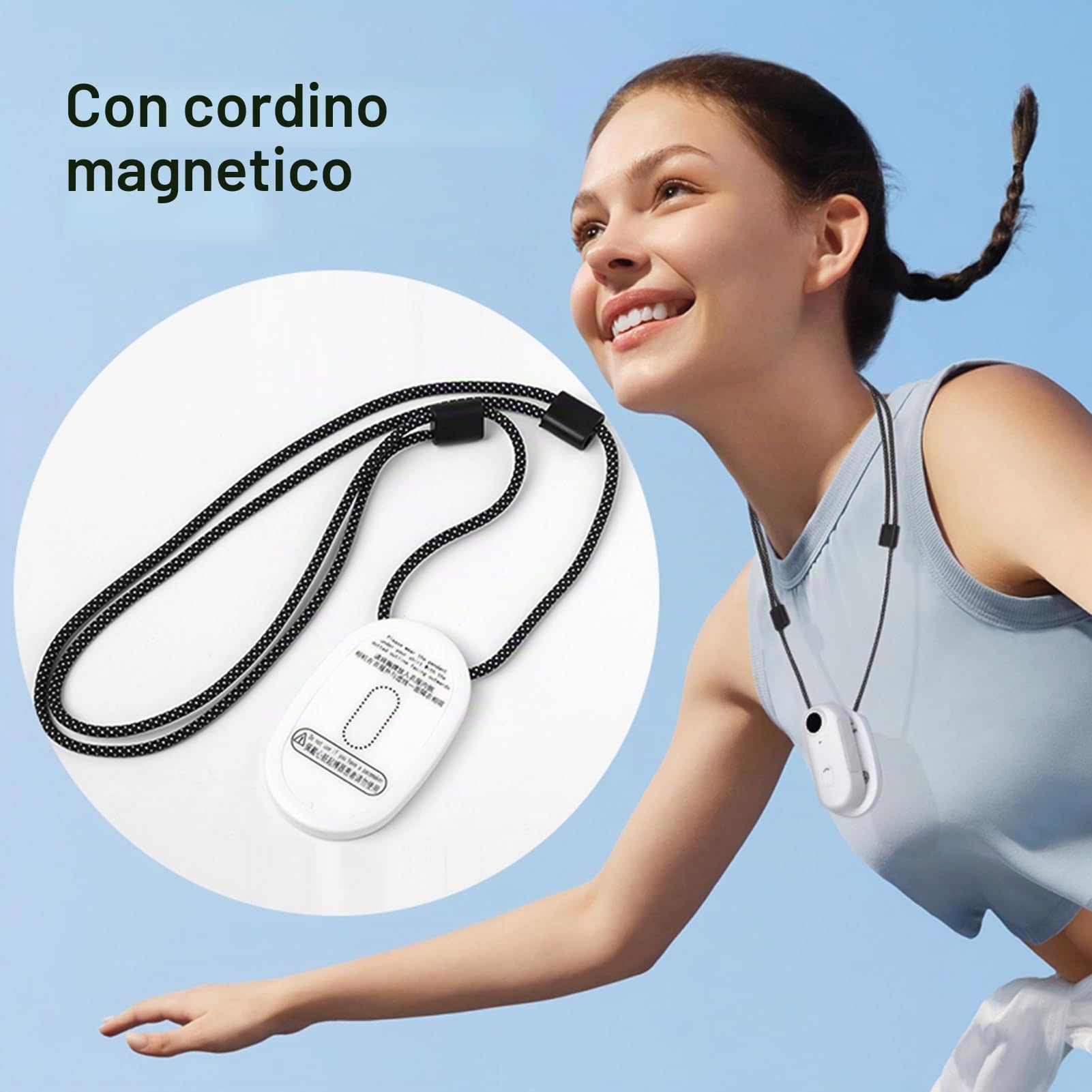 Andoer Mini Action Camera 1080p, Piccola Fotocamera d'Azione WiFi, Obiettivo Grandangolare 120°, Batteria Integrata con Cavo Magnetico, Clip Posteriore, Custodia Impermeabile, Accessori di Montaggio