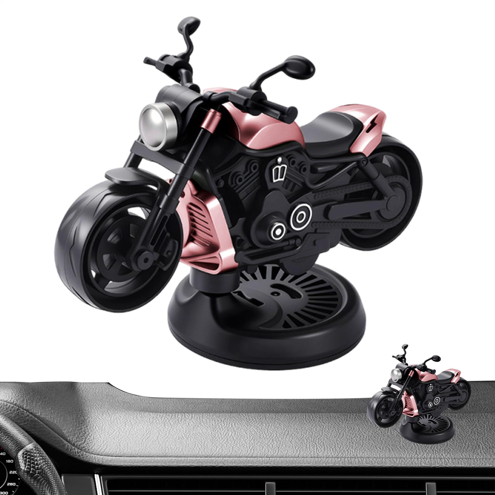 Profumatori D'Aria Per Auto Diffusore Di Profumo Con Rotante | Profumatore per l'Aria 'Auto a Forma di Motocicletta Per Uomini E Donne, Adatto A Interni Di Camion, SUV, Cruscotto E