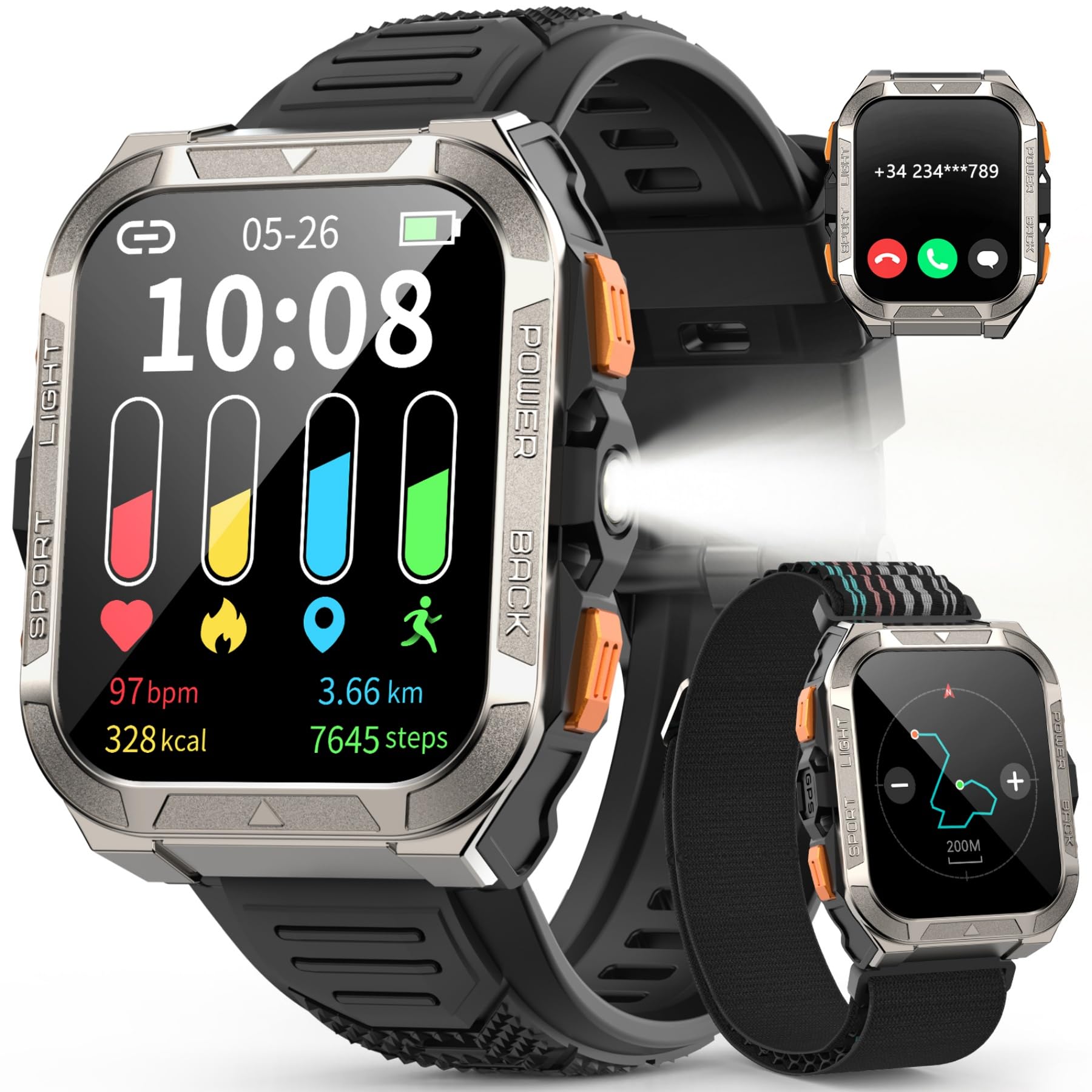 IOWODO Smart watch women men D23 Carbonfree Certified