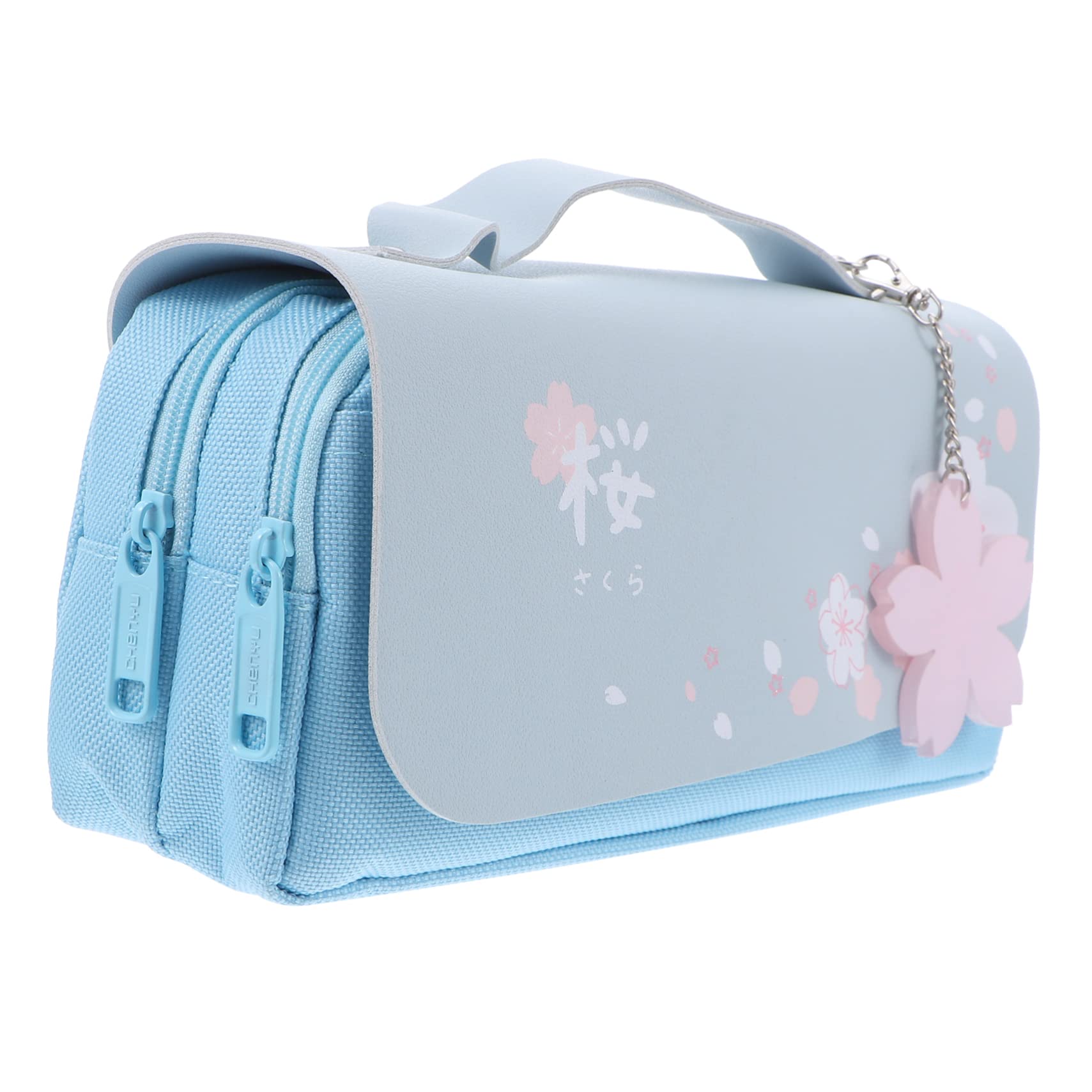 SHINEOFI 2pièces Trousse Scolaire à Grand Étui à Crayons avec Compartiments De Rangement Étudiant Pratique Et Élégant pour Et