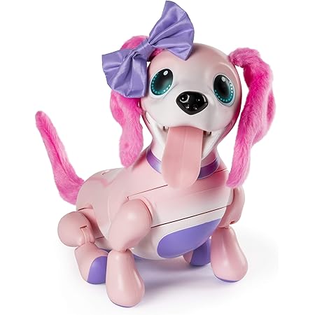Amazon Zoomer Playful Pup インタラクティブピンクロボット犬 電動ロボット おもちゃ