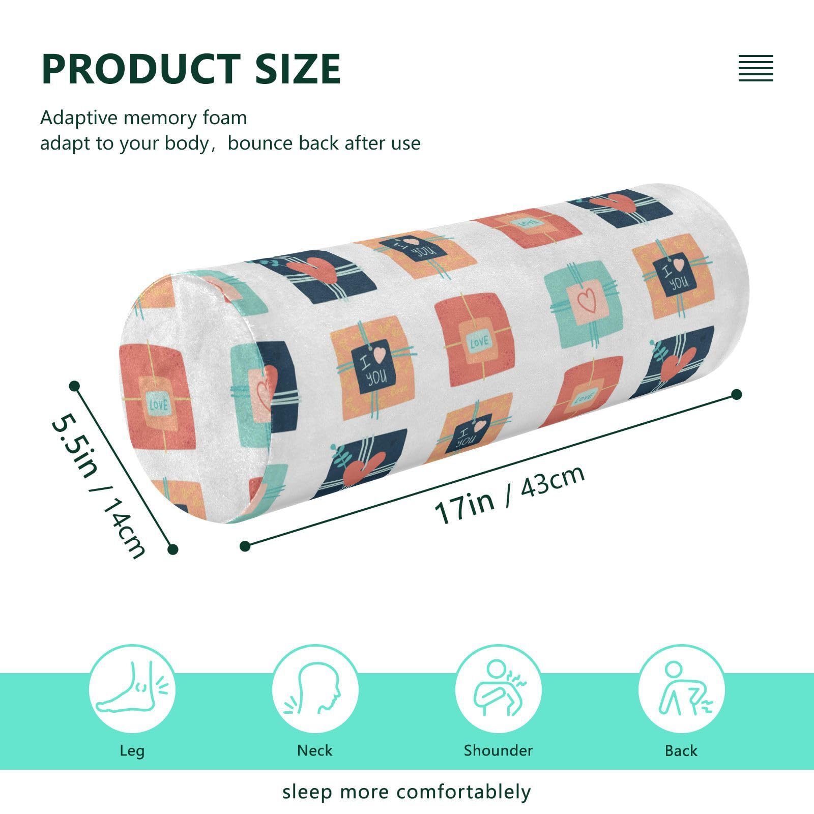 Federa Per Cuscino Cervicale Giapponese Ukiyo-e – Motivo Fiore – Rotolo In Memory Foam Per Collo E Schiena