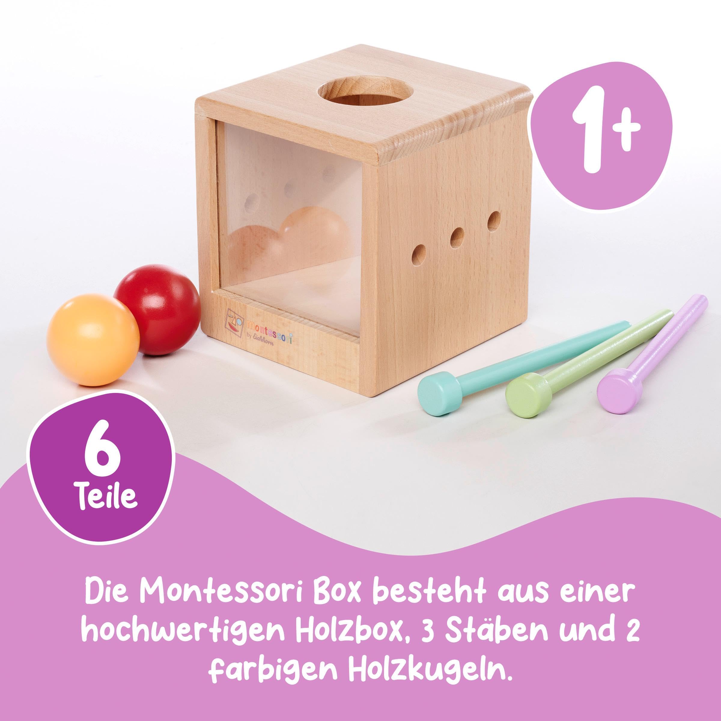 Eichhorn 100006030 Montessori Kostka z kulkami