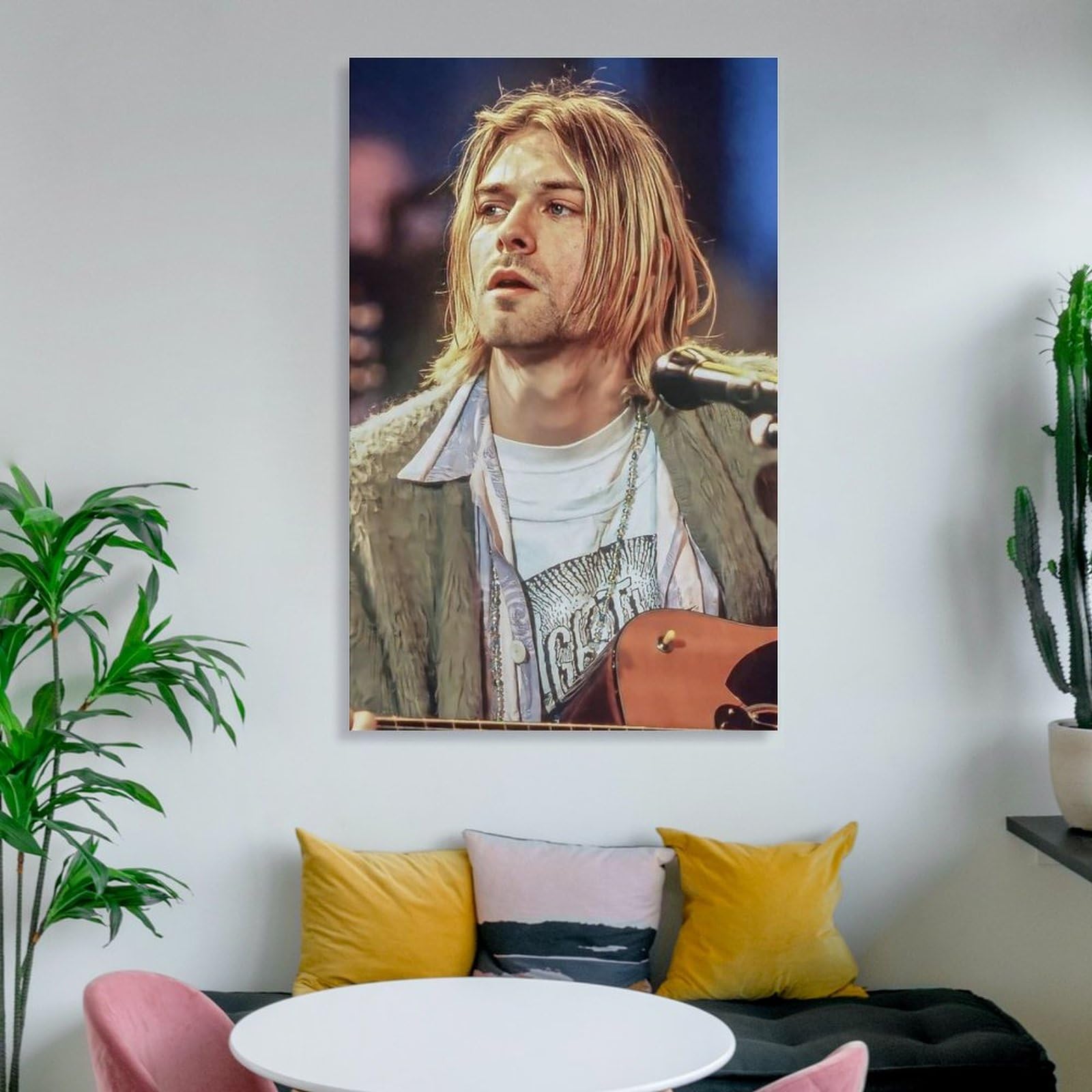 カートコバーン　ポスター Amazon.co.jp: A4 額付き ポスター カートコバーン Kurt Cobain
