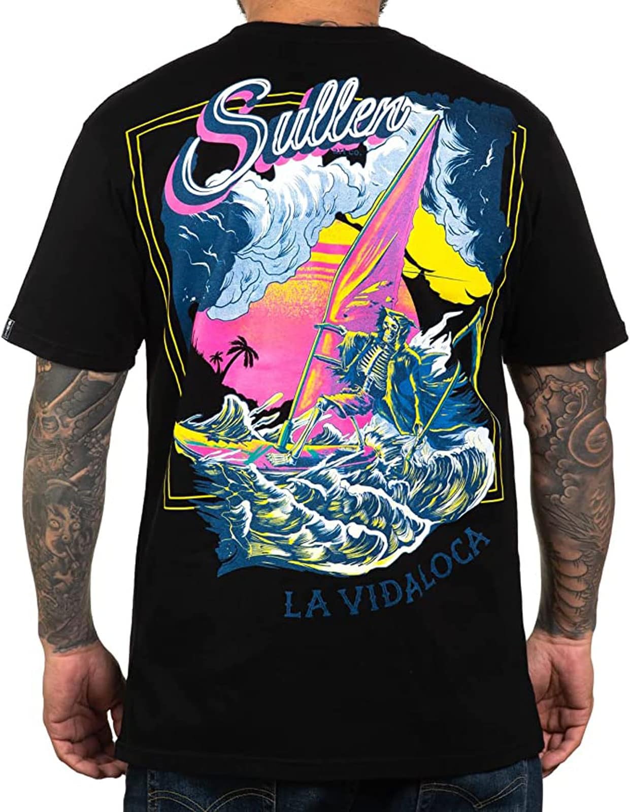Sullen Art CollectiveSullen Men's La Vida Tattoo Lifestyle Graphic Premium Short Sleeve Tee
