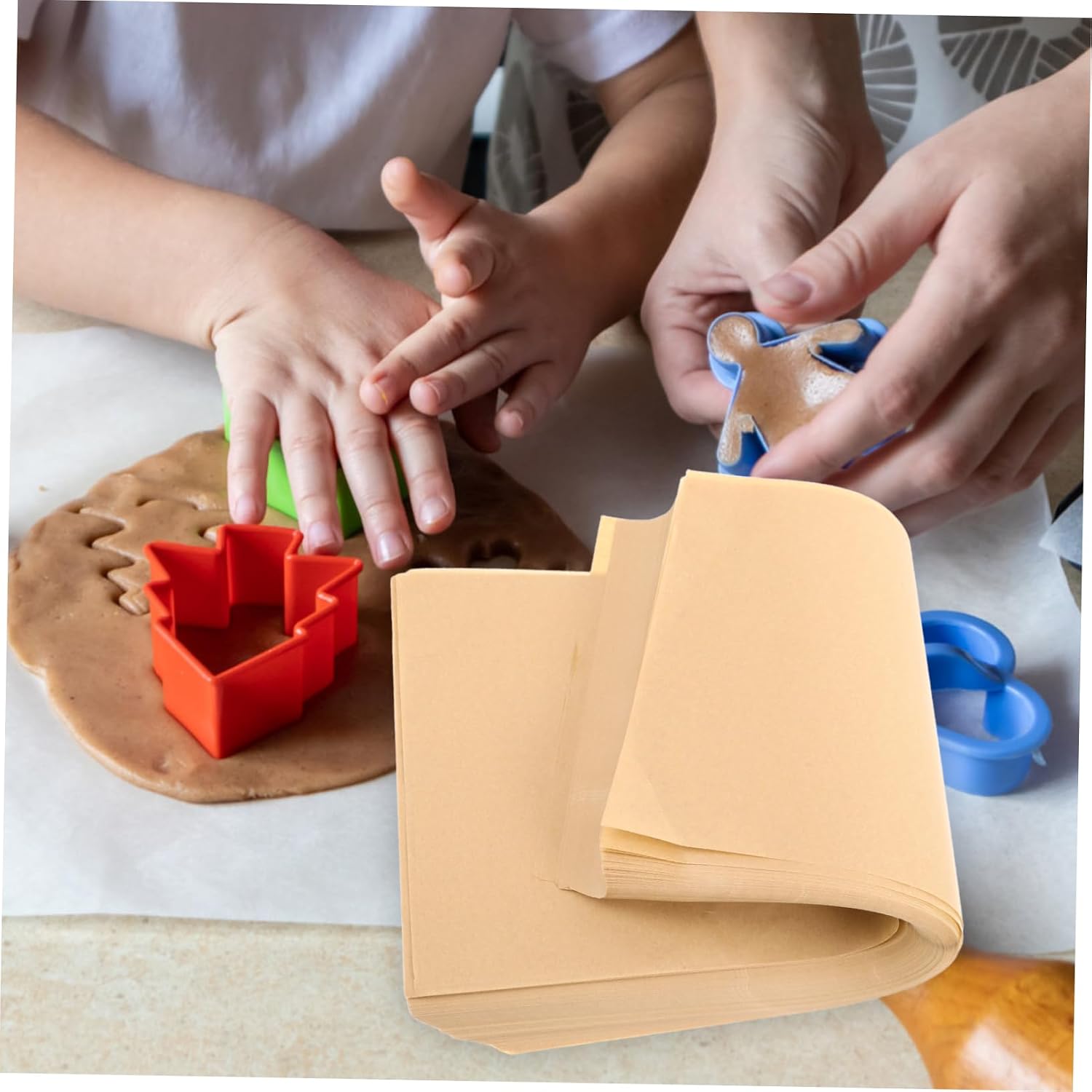 Alipis 300sheets Non-stick Baking Sheets Parchment Paper Unbleached Parchment Paper for Oven Cookie Display Thickened Baking Multi-function Bread