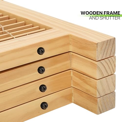 Miniatura 5 de Magshion Divisor de habitación Shoji oriental de 6 paneles estilo floral de bambú independiente privacidad 57 pies pantalla negra para oficina y