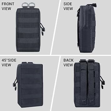 Molle Pouches, Tactical Molle Utility Pouch, Small Tactical Bag, Belt Pouch, Compact Water-Resistant EDC Pouch
