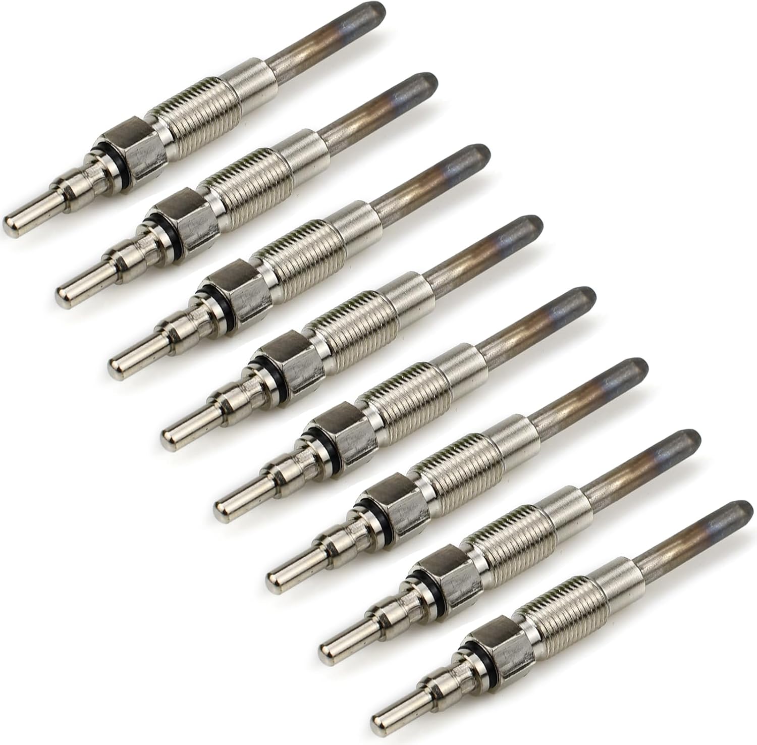 F2TZ-12A342-A IDI 7.3L Diesel Glow Plugs,Diesel Glow Plug Compatible with 1988-1994 Ford F350 F250 E250 E350 (8Pcs)