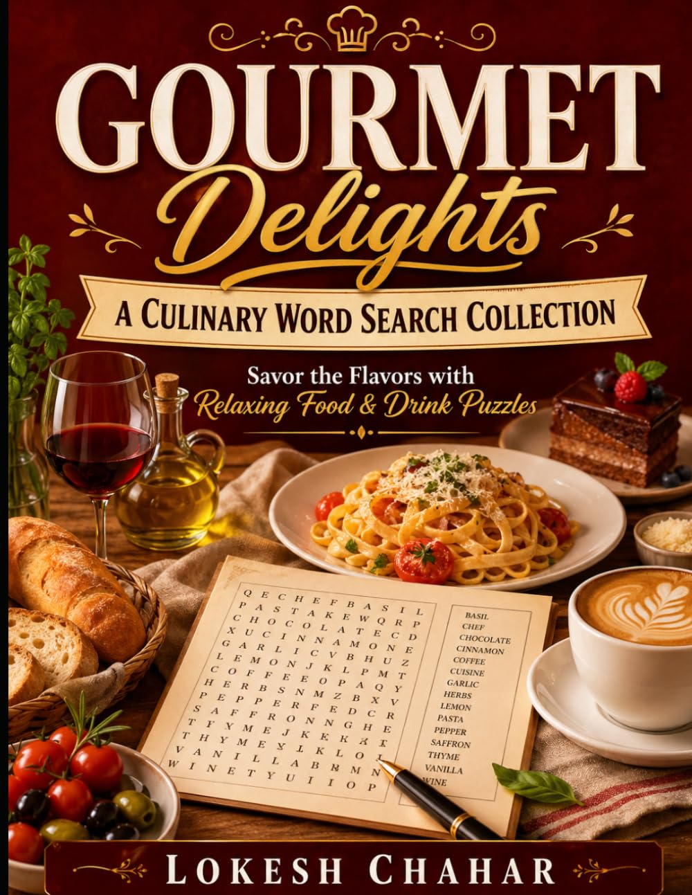 Gourmet Delights: A Culinary Word Search Collection (Childreen book)