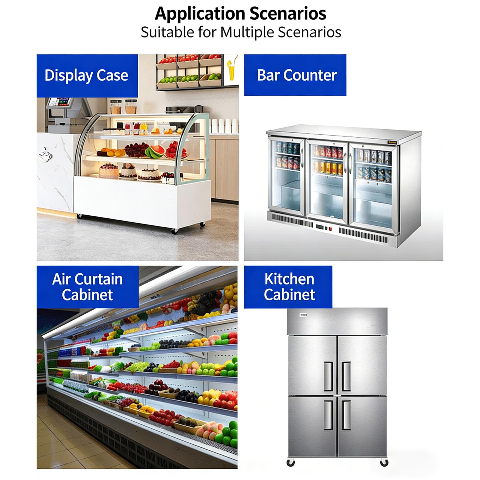 PANGBOER Termostato elettronico Digitale Professionale Regolatore Temperatura per refrigeratori Commerciali Che garantisce Un regolatore Digitale Stabile per Frigorifero Domestico