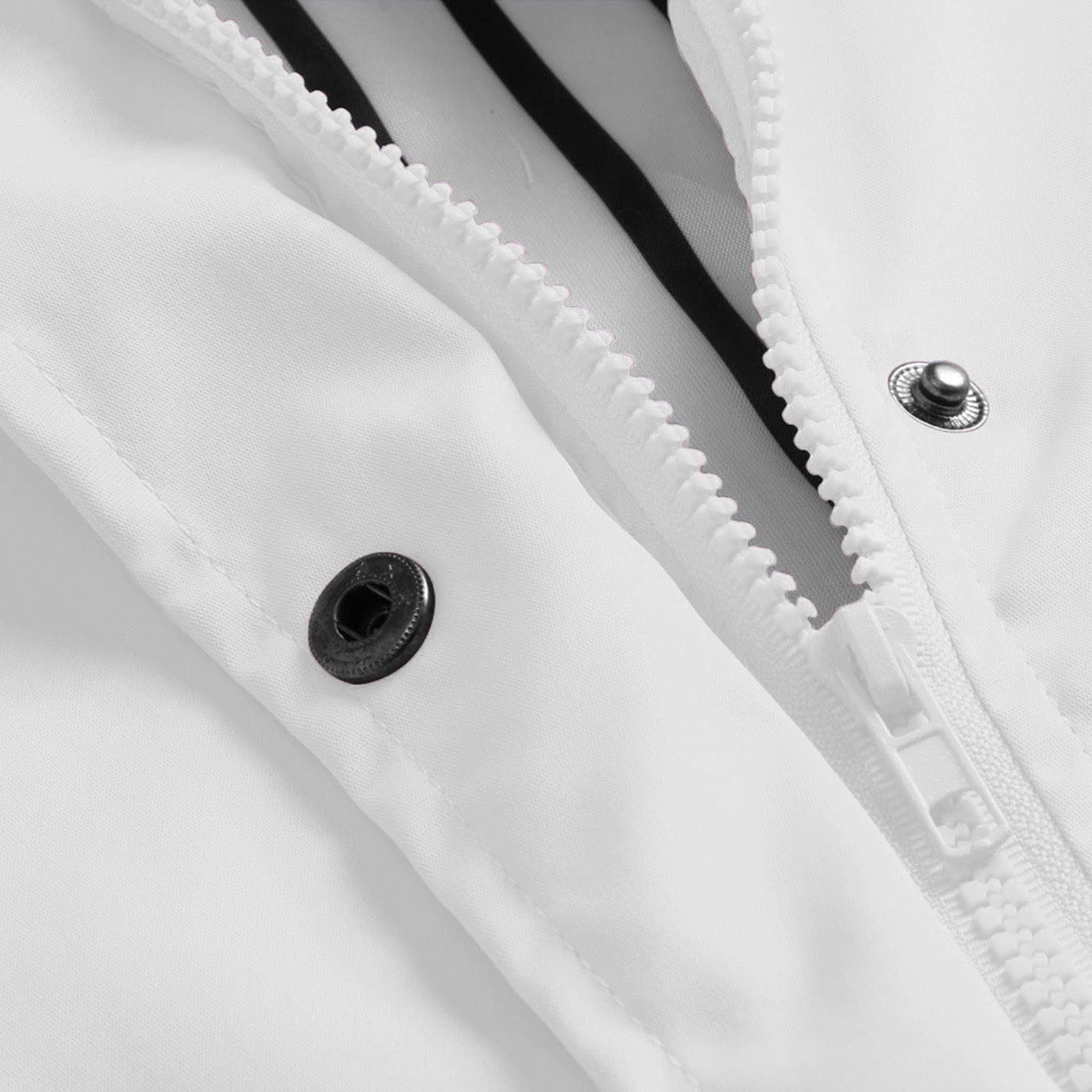 Chaqueta Cortavientos Con Capucha De Talla Grande Para Mujer, Abrigo Liso Informal Exteriores, Resistente Al Viento, Bolsillos Abrigos Mujer Invierno Pano Capelina Lluvia Chubasquero
