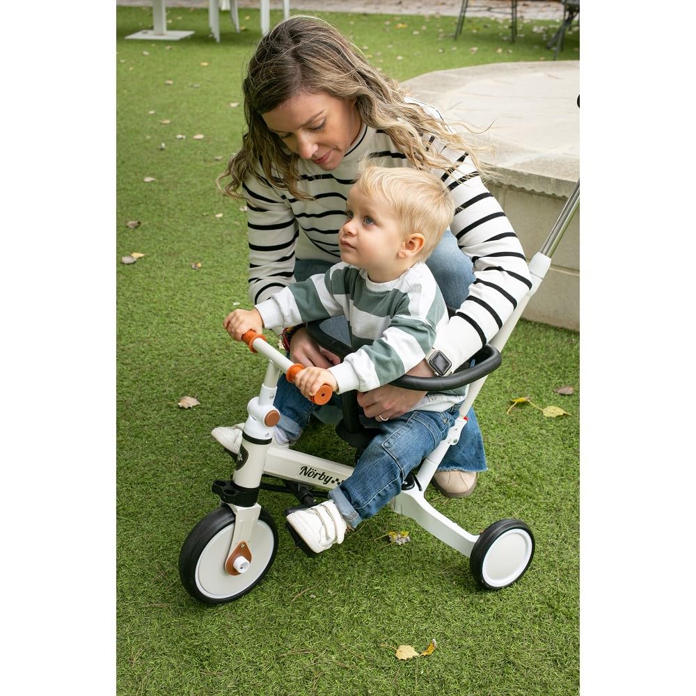 Interbaby Norby: 5 in 1 Dreirad und Laufrad mit Verdeck, 1 bis 5 Jahre