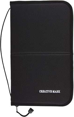 Miniatura 2 de Creative Mark Caballete plegable de almacenamiento de pincel de mango largo y estuche de viaje  Estuche de transporte de pincel para artista y