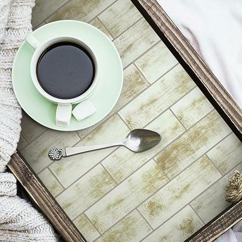 Miniatura 3 de RoomMates Azulejos adhesivos color perla, en forma de hexágono, losetas en muro que se pelan y se pegan