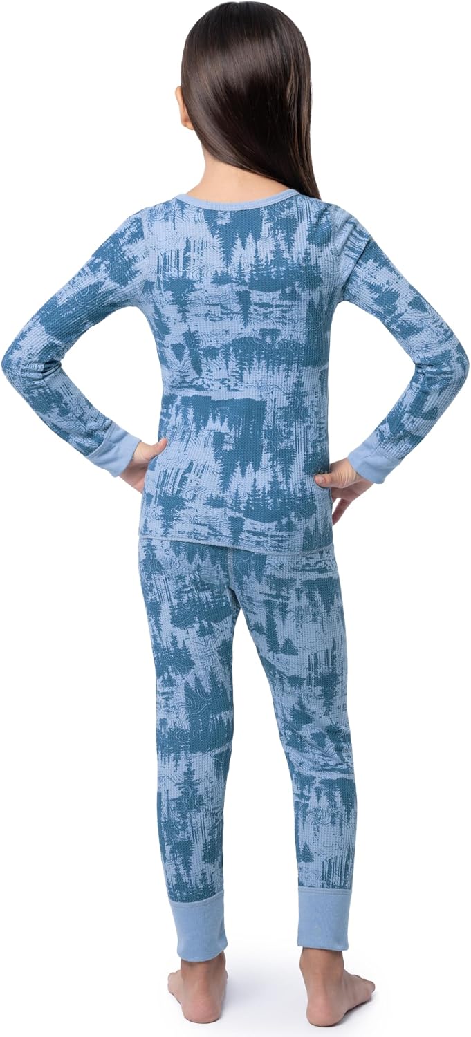 Fruit of the Loom Girls' Premium Thermal Waffle Underwear Set