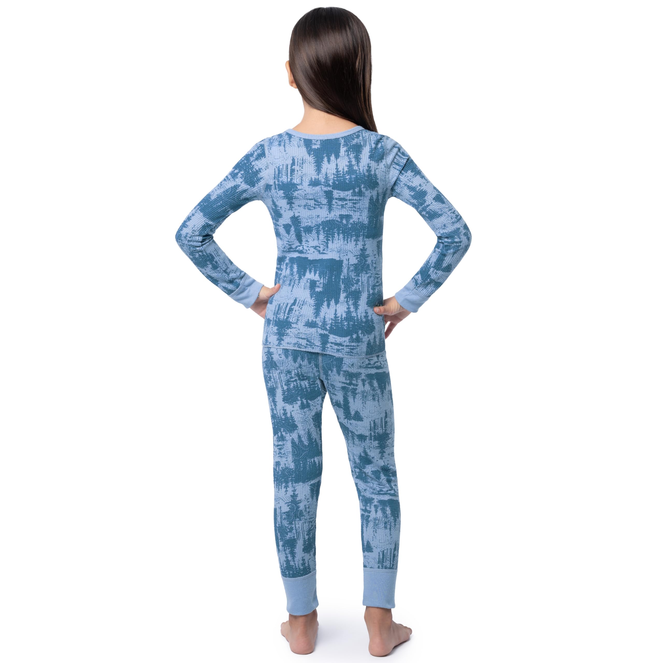 Fruit of the Loom Zestaw warstw podstawowych Dziewczynki Premium Thermal Waffle Underwear Set