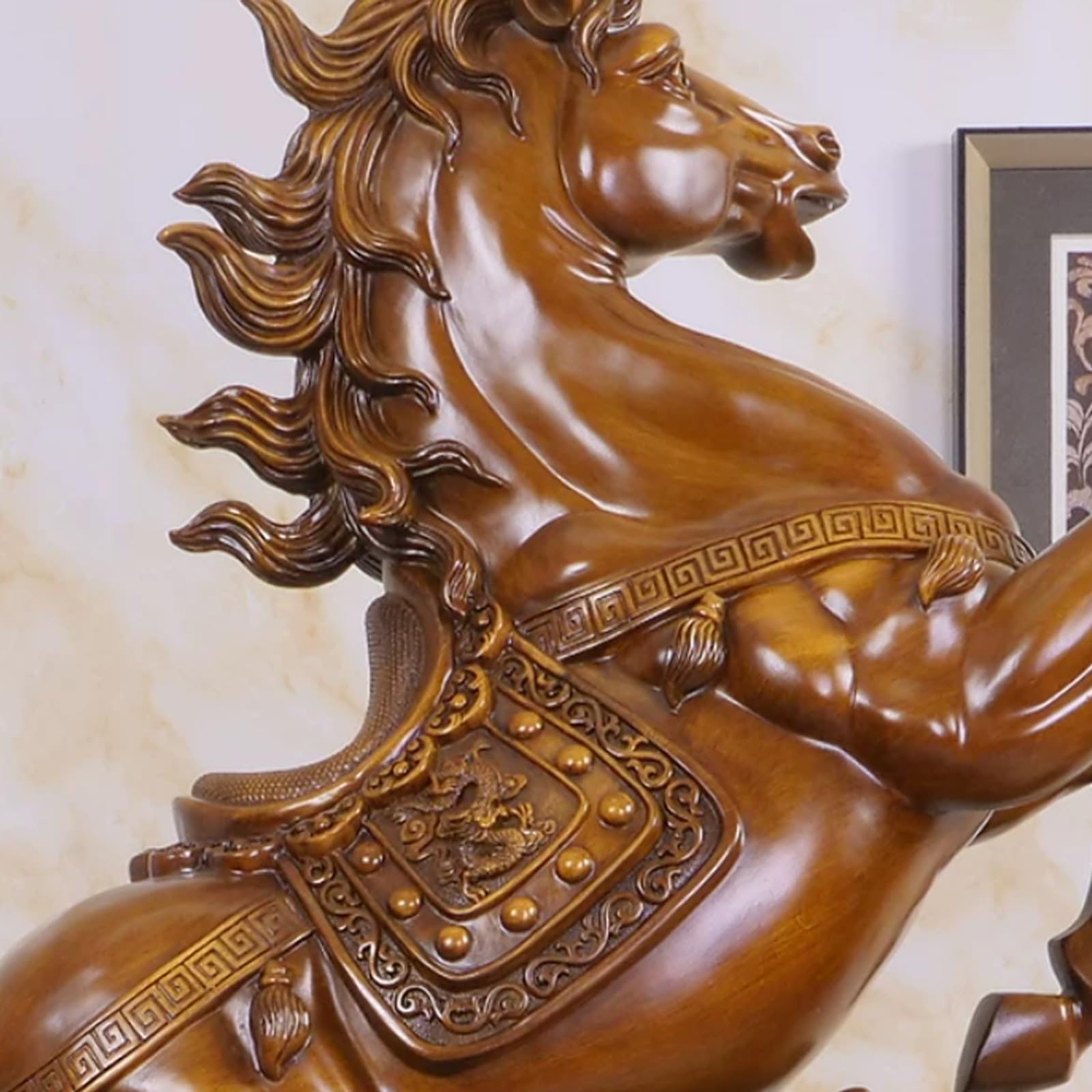 Chińska Statua Konia Feng Shui,Szczęśliwy Amulet Na Roku Konia,Ozdoba Stopy,Idealny Do Duże Otwarcia Sklepów,Wystrój Lobby(Style D)