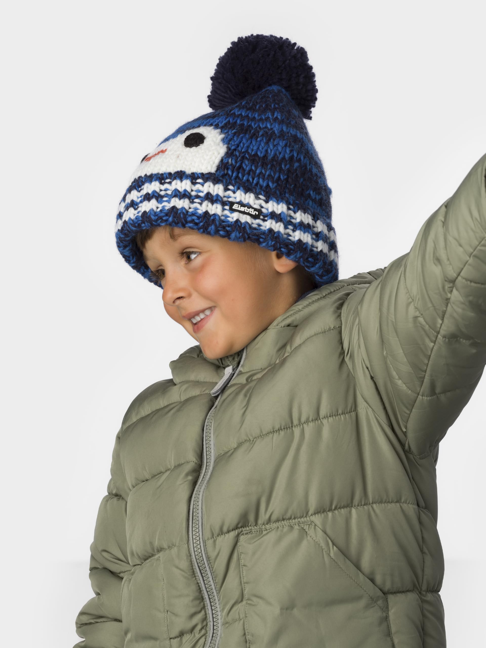 Eisbär Bonnet pour Enfant Rick Pinguino Bonnet en Tricot