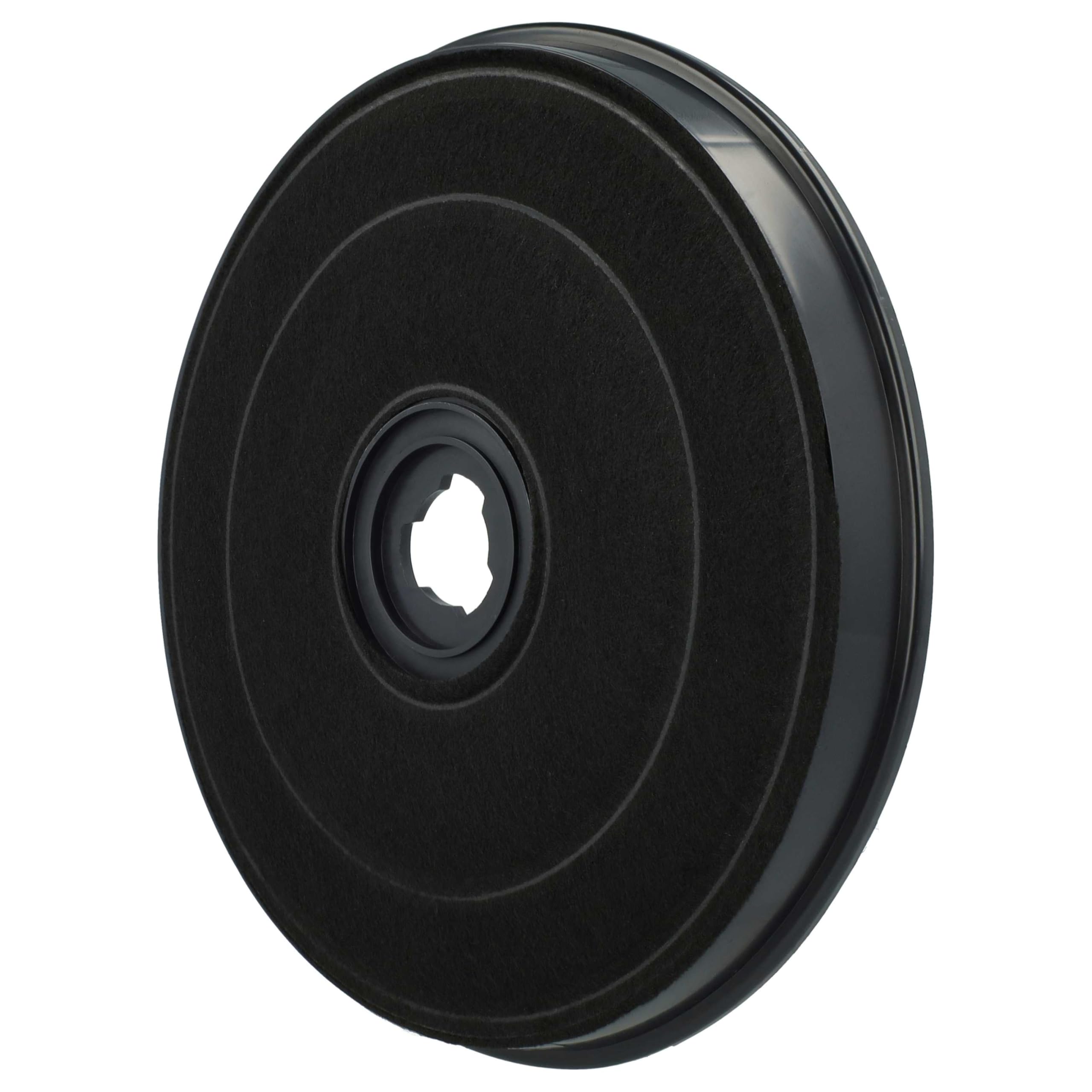 vhbw 4x Filtro a carboni attivi sostituisce Whirlpool/Bauknecht Typ E233, 484000008636 per cappe aspiranti - 2,3 cm