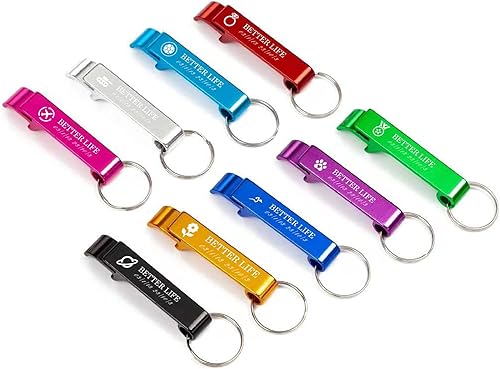 Miniatura 2 de 200 piezas de abrebotellas personalizado abridor de botellas llavero con nombre para bodas, fiestas, bares, restaurantes, invitados, aniversarios,