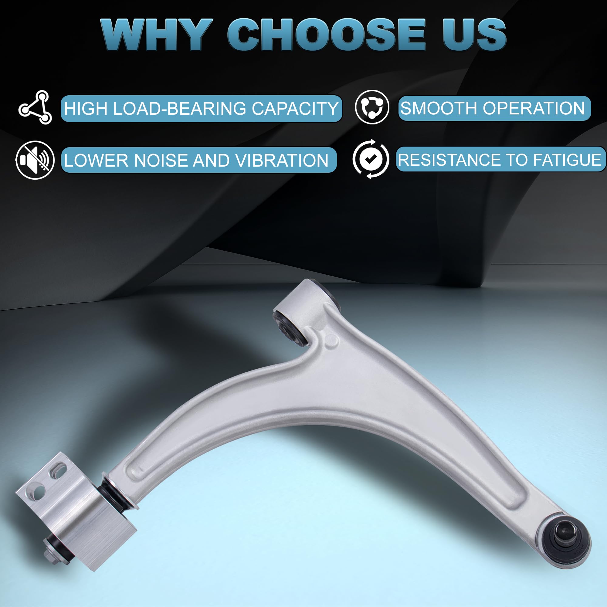 Front Lower Control Arm W/ Ball Joints For 2005 - 2012 Chevy - Foto 6